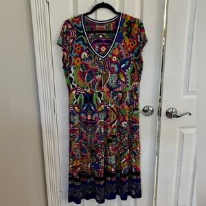 Colorful Floral Women's Dress